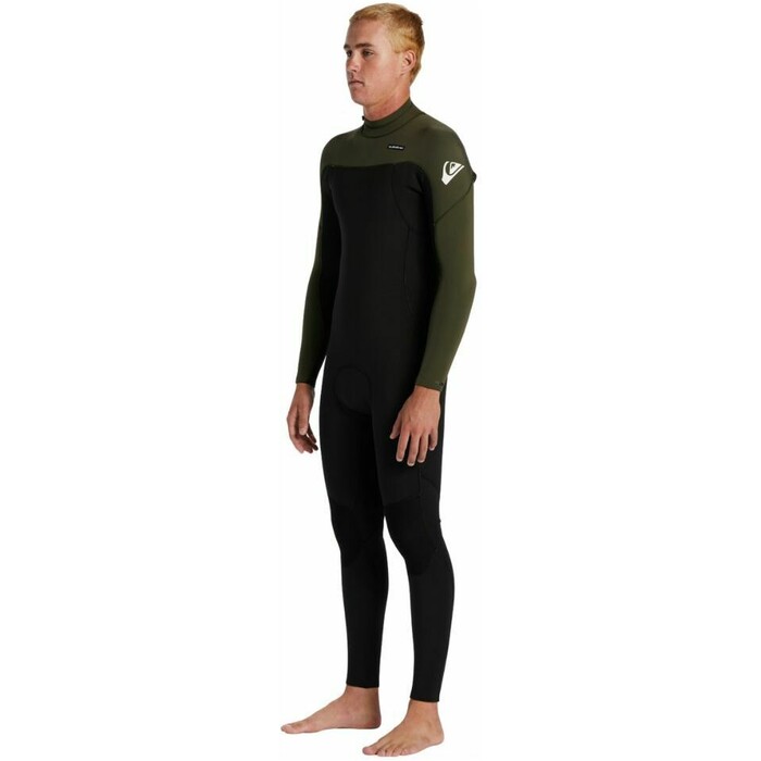 2024 Quiksilver Mens Everyday Sessions 3/2mm Back Zip Wetsuit EQYW103207 - Black / Ash